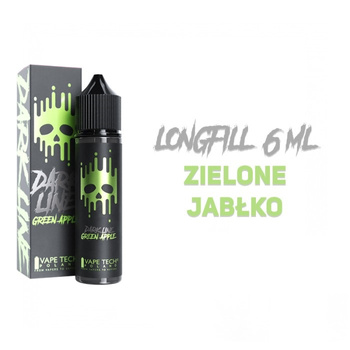 Longfill Dark Line 6/60ml - Green Apple