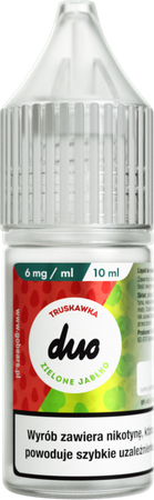 Liquid DUO 10ml - Truskawka Zielone Jabłko 6mg