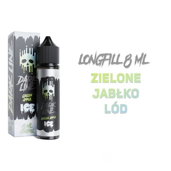 Longfill Dark Line Ice 8/60ml - Green Apple