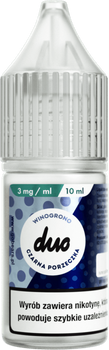 Liquid DUO 10ml - Winogrono Czarna Porzeczka 3mg