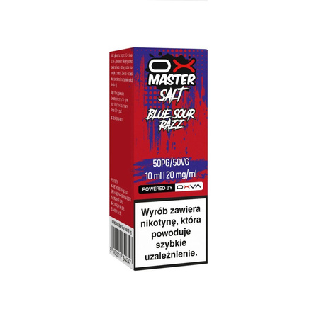 SALT OXVA OxMaster 20mg - Blue Sour Razz