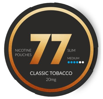Snus 77 Slim 20mg - Classic Tobacco