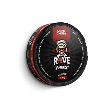 Snus R4VE CAFFEINE 50mg - Merry Cherry