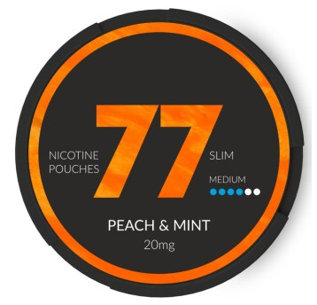 Snus 77 Slim 20mg - Peach Mint