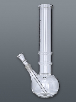 Bongo szklane duże klasyczne z prążkami 5-3804