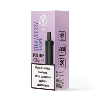 Kartridż VBAR Cubo Lite - Strawberry Grape