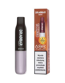 Jednorazowy DRAGBAR 20mg - Tobacco