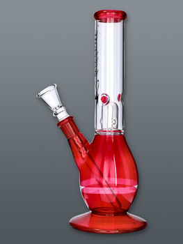 Bongo szklane czerwone 5-3806