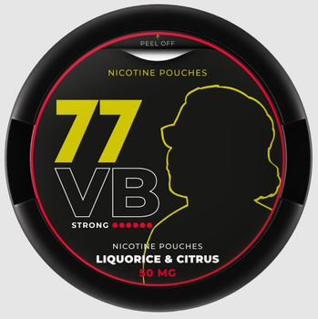 Snus 77 Slim 50mg - VB Edition - Liquorice Citrus
