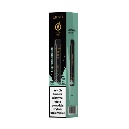 Jednorazowy VBAR VIBE - Menthol Breeze