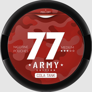 Snus 77 Slim 20mg - Army Edition - Cola