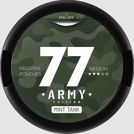 Snus 77 Slim 20mg - Army Edition - Mint