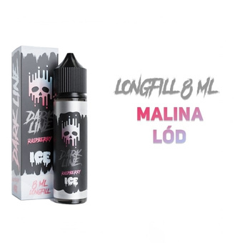 Longfill Dark Line Ice 8/60ml - Raspberry