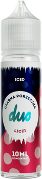 Longfill Duo Iced 10/60ml - Czarna Porzeczka Liczi
