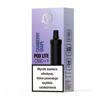 Kartridż VBAR Cubo Lite - Cranberry Grape