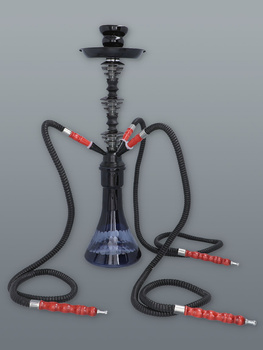 Shisha duża niebieska 3 węże 5-5541