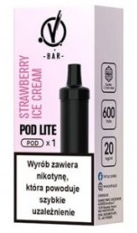 Kartridż VBAR Cubo Lite - Strawberry Ice Cream