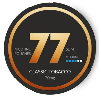 Snus 77 Slim 20mg - Classic Tobacco