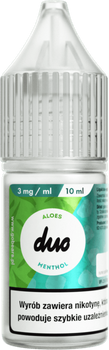 Liquid DUO 10ml - Aloes Menthol 3mg