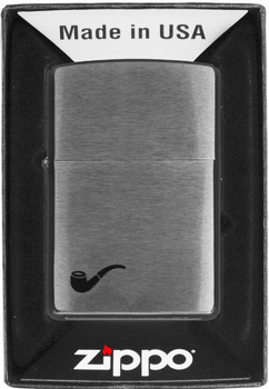 Zapalniczka Zippo - Brushed Chrome PIPE