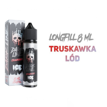 Longfill Dark Line Ice 8/60ml - Strawberry