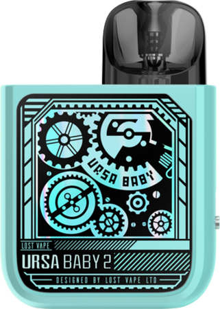 POD Lost Vape Ursa Baby 2 - Pop Blue x Time Gear