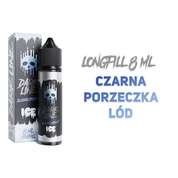 Longfill Dark Line Ice 8/60ml - Black Currant