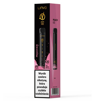 Jednorazowy VBAR VIBE - Peach Ice