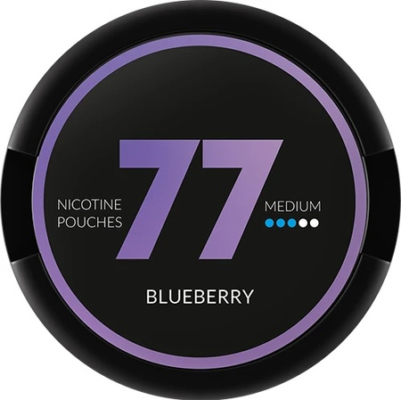 Snus 77 Slim 20mg - Blueberry Ice
