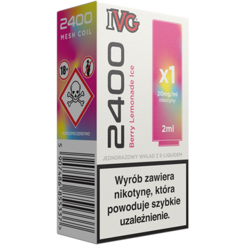 Kartridż IVG 2400 - Berry Lemonade Ice