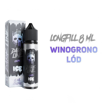 Longfill Dark Line Ice 8/60ml - Grape