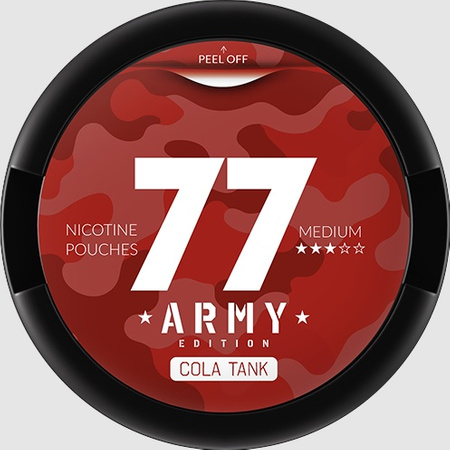 Snus 77 Slim 20mg - Army Edition - Cola