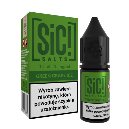 SALT SIC! Simplex 20mg - Green Grape Ice