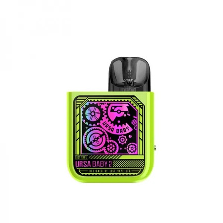 POD Lost Vape Ursa Baby 2 - Pop Green x Time Gear