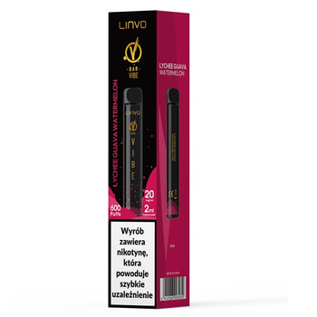 Jednorazowy VBAR VIBE - Lychee Guava Watermelon