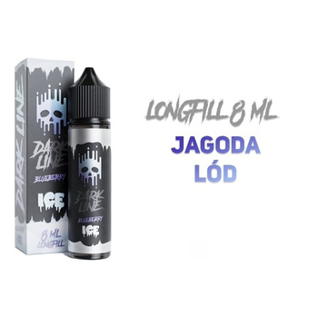 Longfill Dark Line Ice 8/60ml - Blueberry