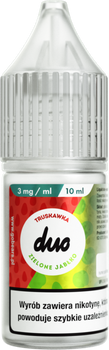 Liquid DUO 10ml - Truskawka Zielone Jabłko 3mg