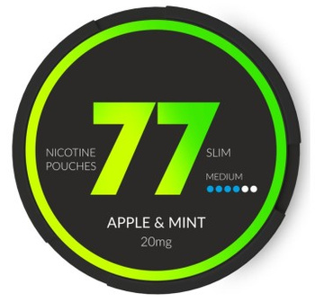 Snus 77 Slim 20mg - Apple Mint