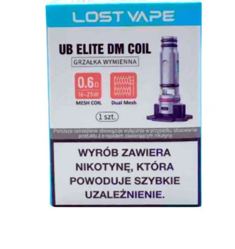 Grzałka Lost Vape UB Elite DM E-plus - 0.6 ohm