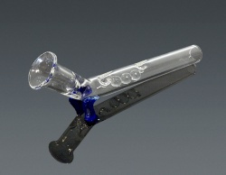 Lufka szklana na nóżkach z kulkami 5-0204