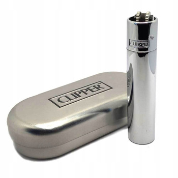 Clipper metal w opakowaniu - Silver
