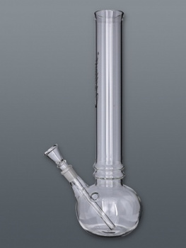 Bongo szklane duże proste z bańką 5-3795