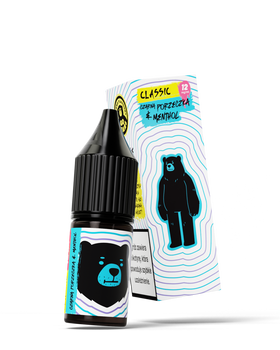 LIQUID Go Bears Classic - Czarna Porz. Ment.12mg