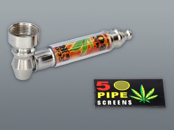 Lufka metalowa z cybuchem i sitkami grafika 5-2093