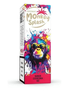 26 Longfill Monkey Splash 8/10 - Ban Czereśnia Ice