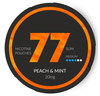 Snus 77 Slim 20mg - Peach Mint