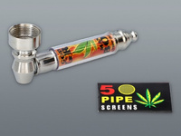 Lufka metalowa z cybuchem i sitkami grafika 5-2093