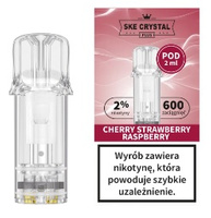 Kartridż Crystal Plus 2% - Cherry Strawberry Raspb