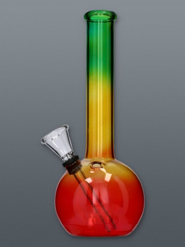 Bongo szklane małe rasta 5-3652