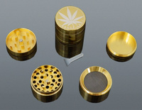 Młynek do tytoniu złoty 4PART 1-2109